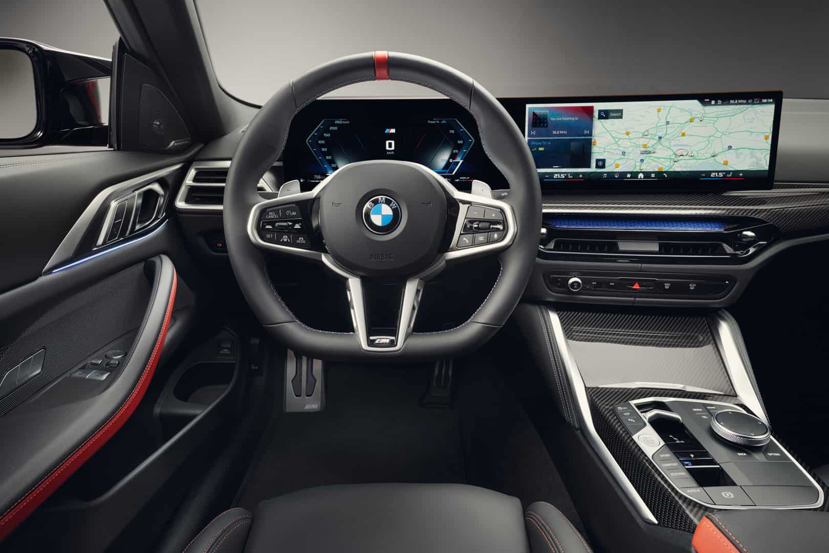 The new M leather BMW 4 Series Coupe.