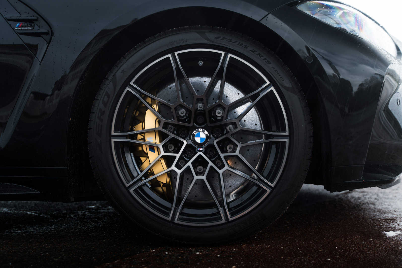 BMW M3 Competition alloy wheel.