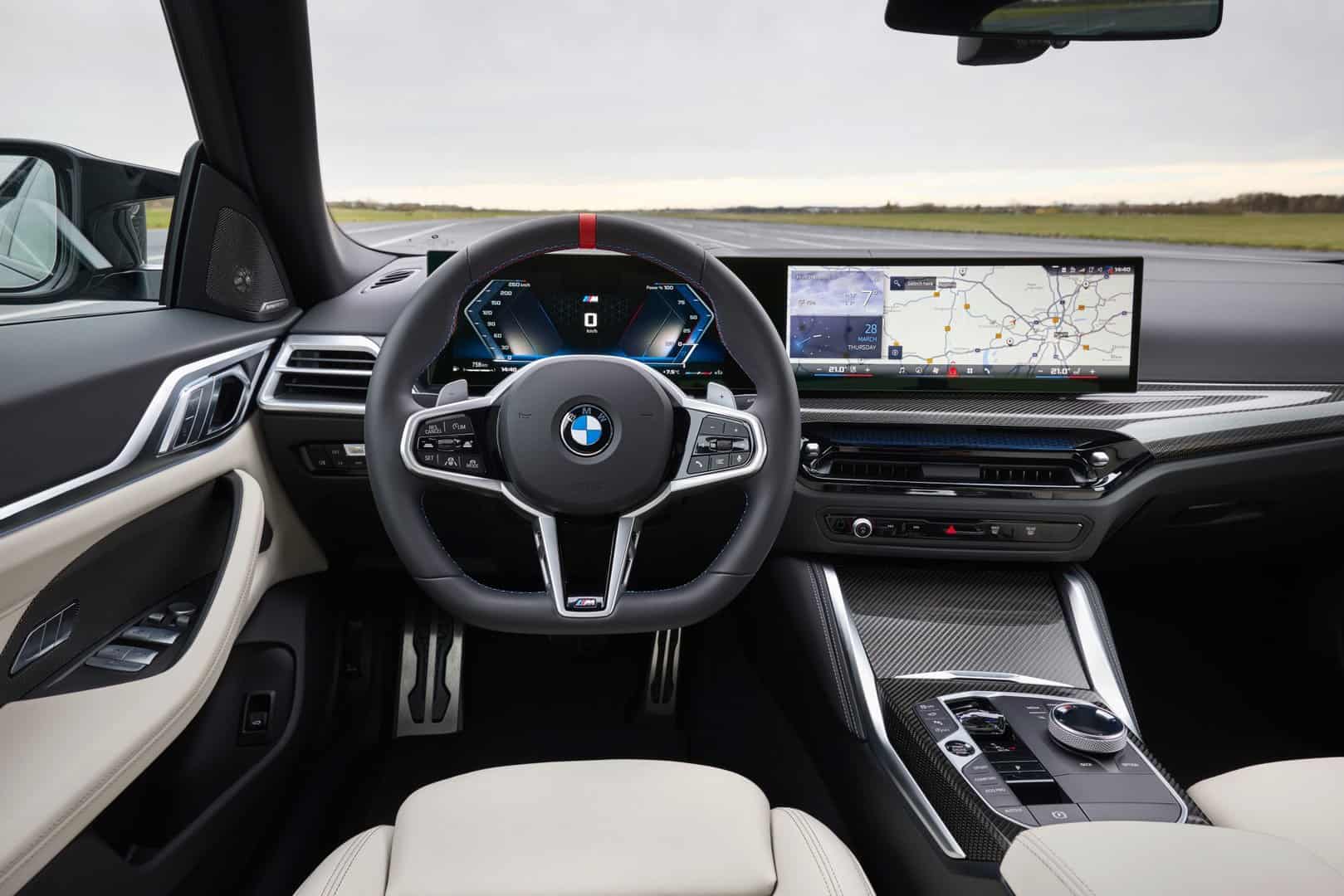 BMW M440i interior.